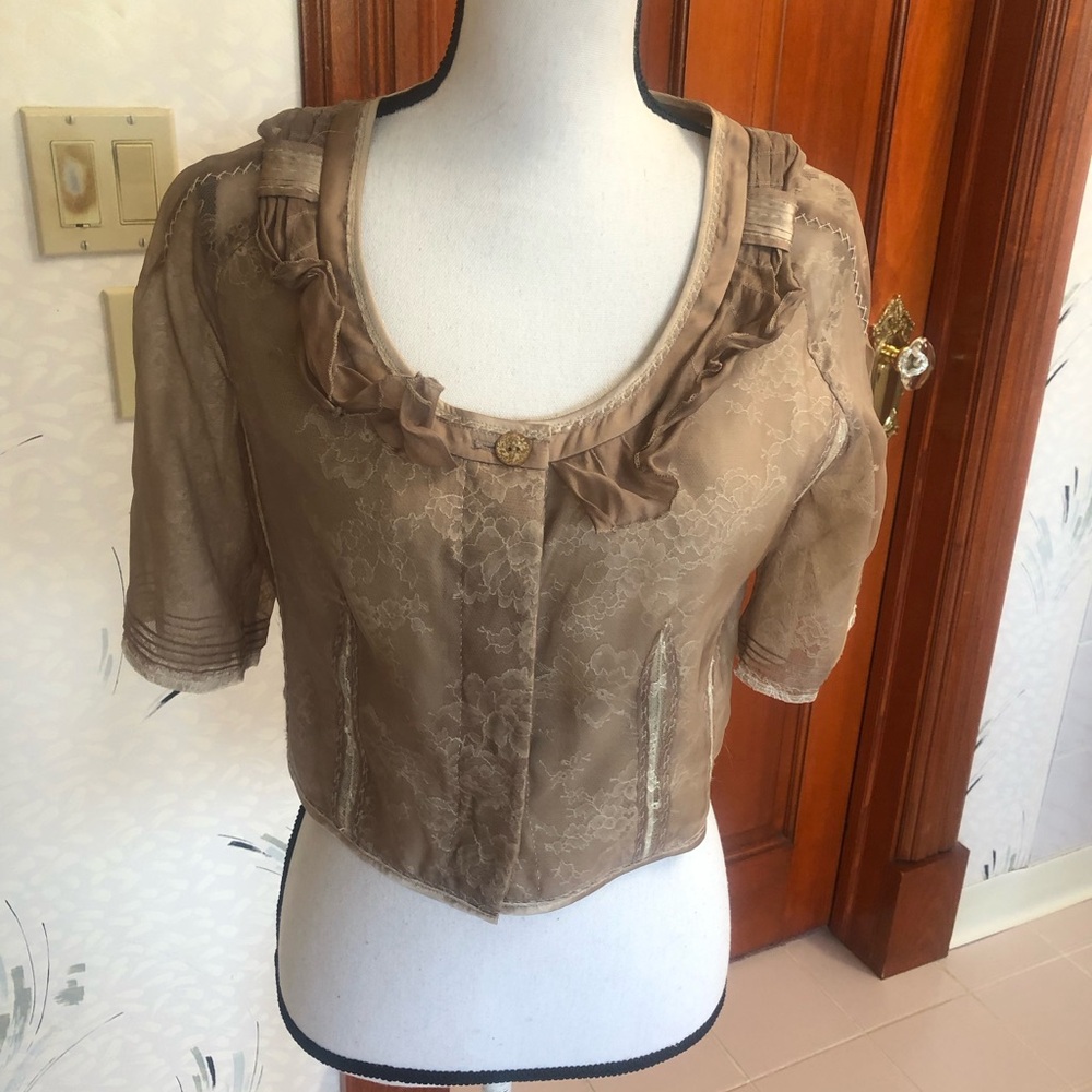 Elie Tahari Vintage Caressa Lace Jacket never worn